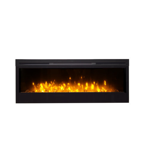 Dimplex Prism Optiflame Wall Fire, Linear Electric Fireplace, recess or